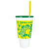 Corrugated Yellow Drink Straws